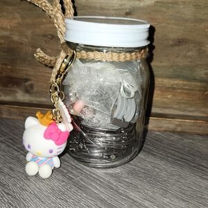 Jewelry Jar With Keychain